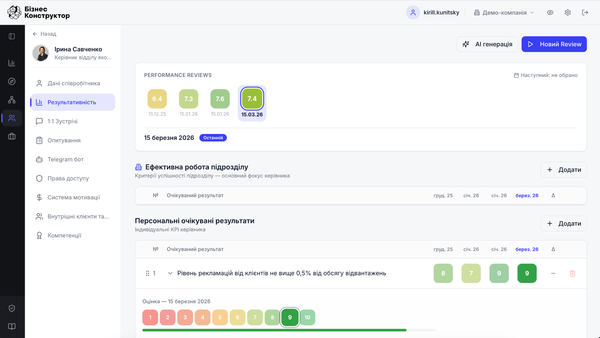 Performance review